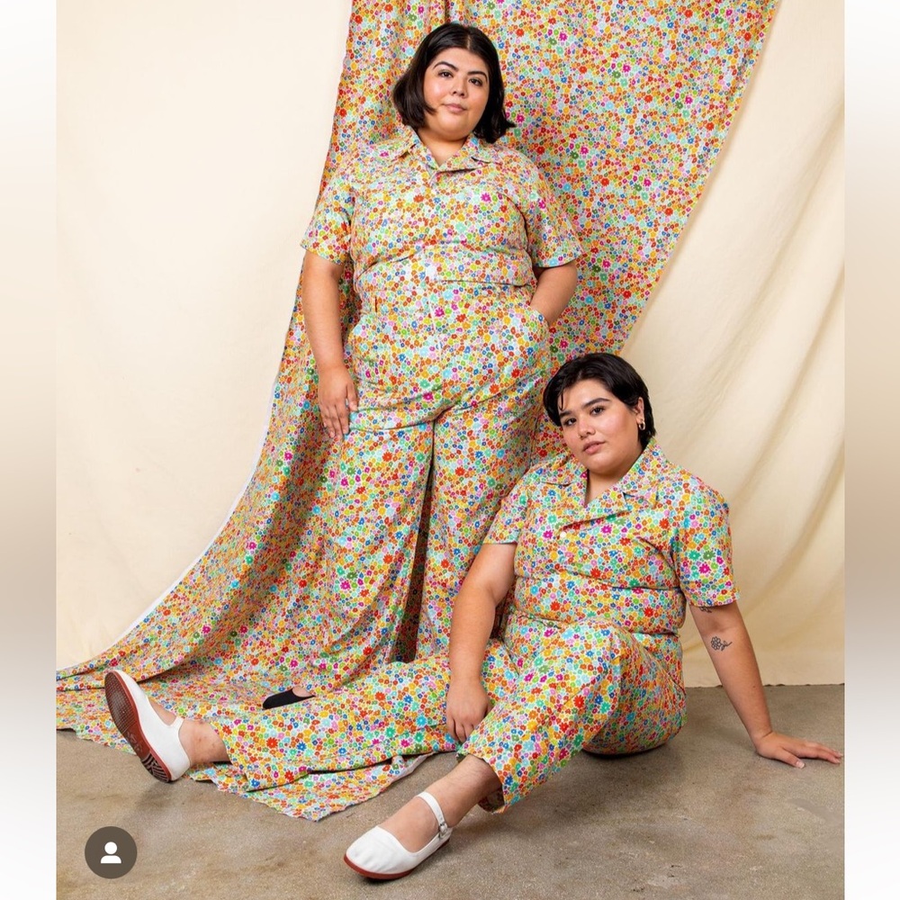 NWOT Big Bud ‘Blossom’ Short Sleeve Jumpsuit Size XXS